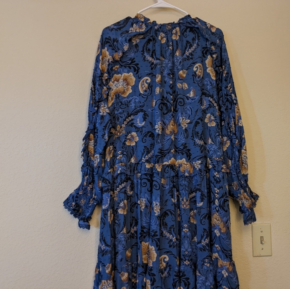 Spell Navy Floral Maxi Dress - Picture 8 of 11